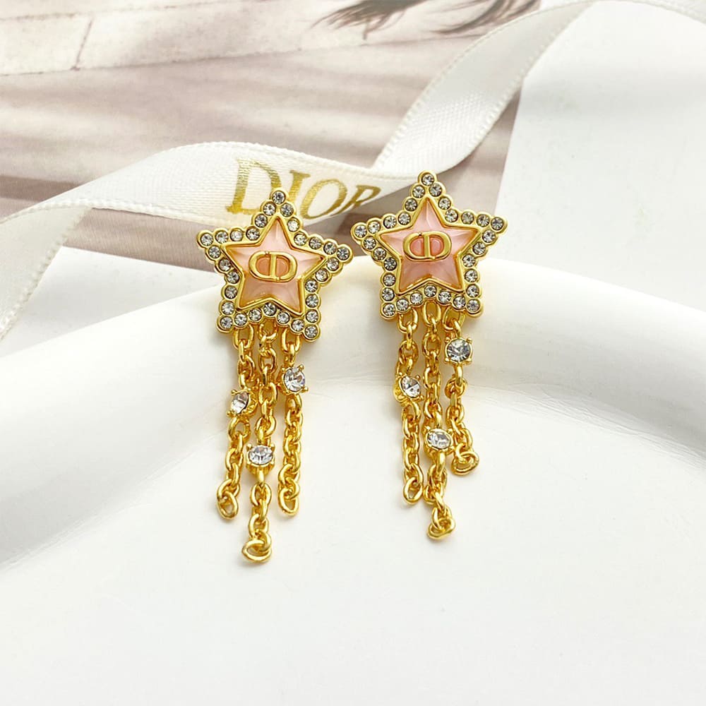 D10r Petit CD Lucky Baroque Earrings