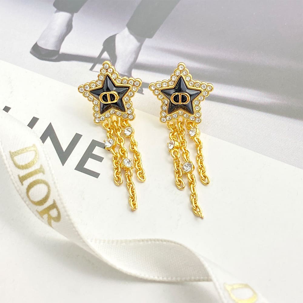 D10r Petit CD Lucky Baroque Earrings