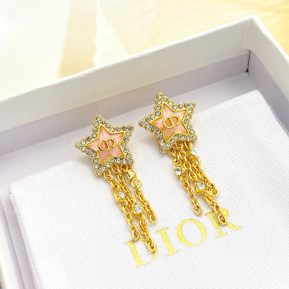 D10r Petit CD Lucky Baroque Earrings