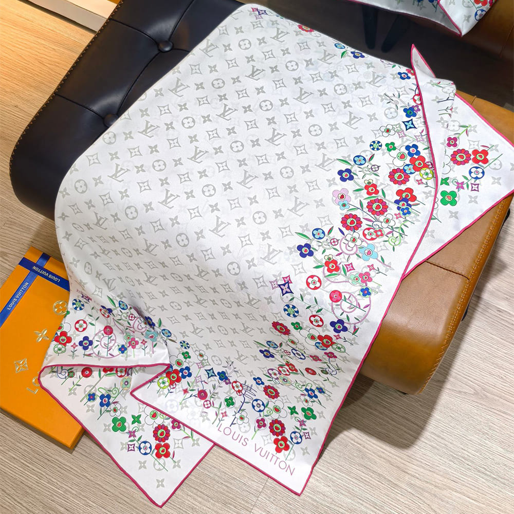 LV x TM Monogram S*perflat Flowers 90