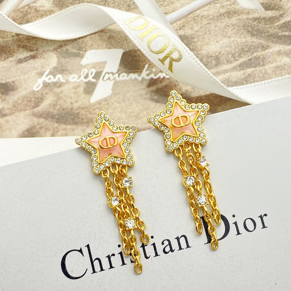 D10r Petit CD Lucky Baroque Earrings