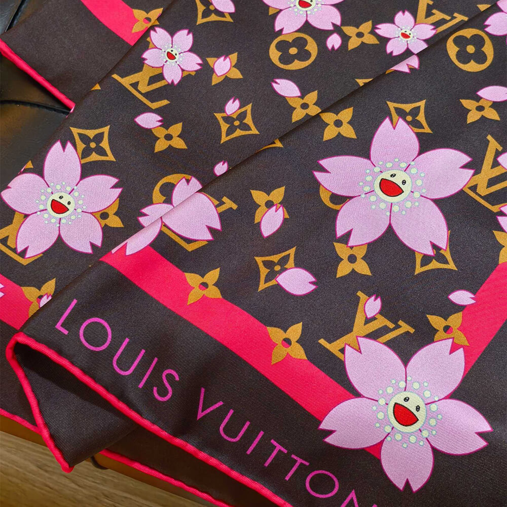 LV x TM Monogram Cherry Blossom Square 70