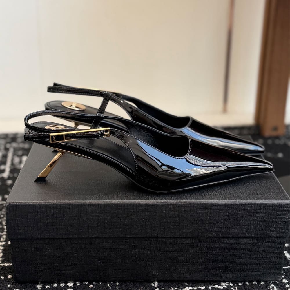 Y51 LEE slingback pumps in patent leather