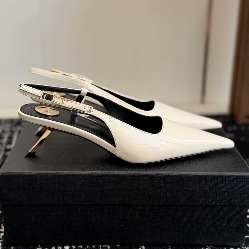 Y51 LEE slingback pumps in patent leather