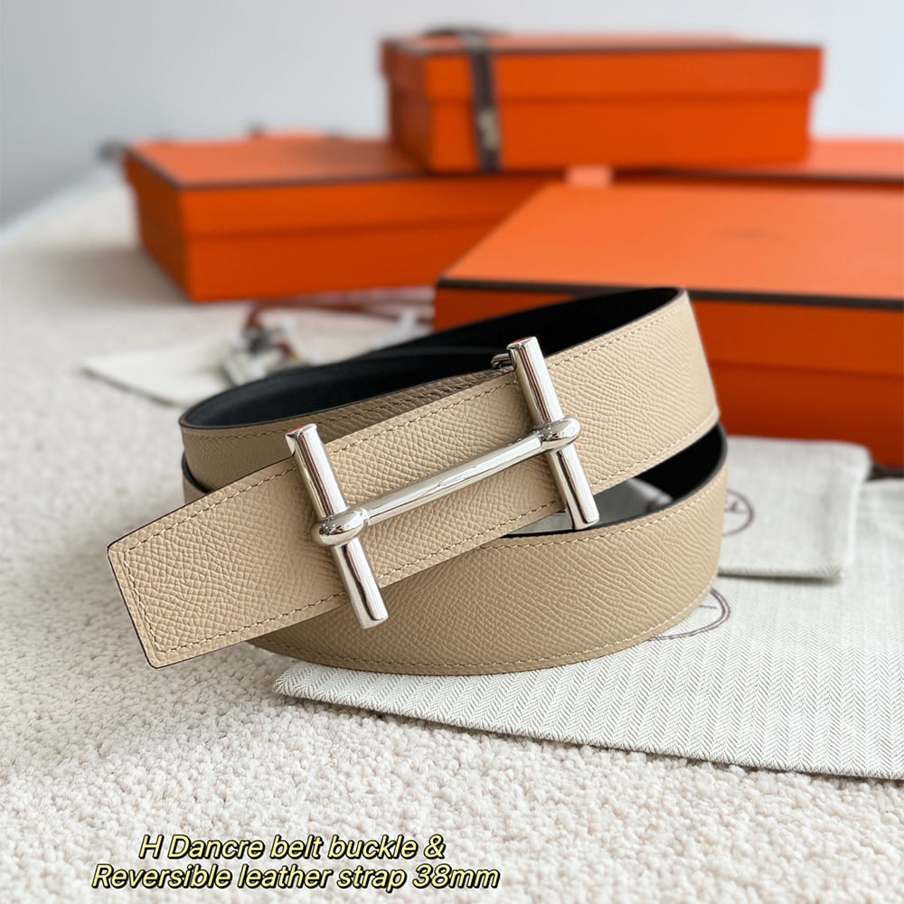 H**me5 H d’Ancre belt buckle & Reversible leather strap 38 mm