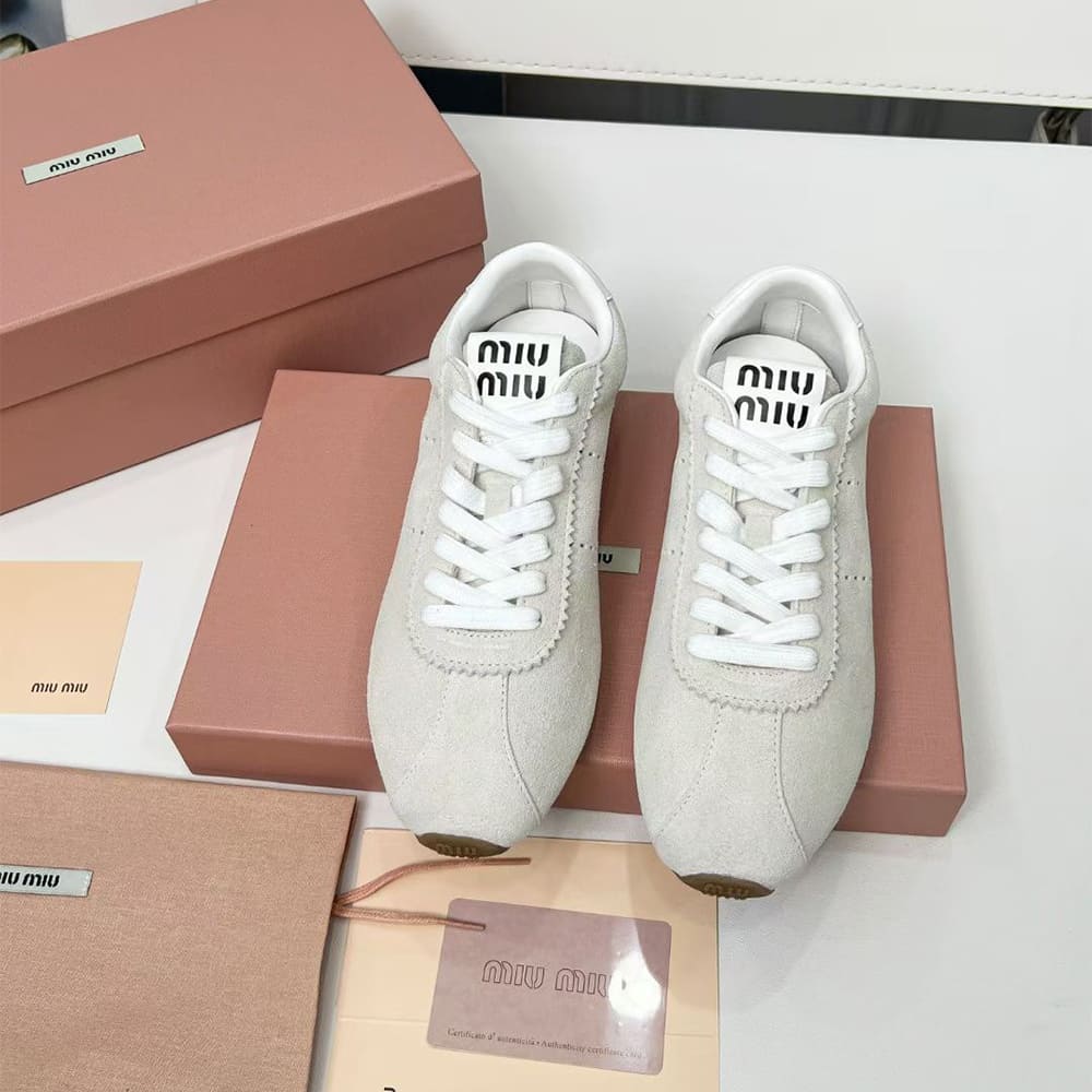 M1um1u Suede Sneakers
