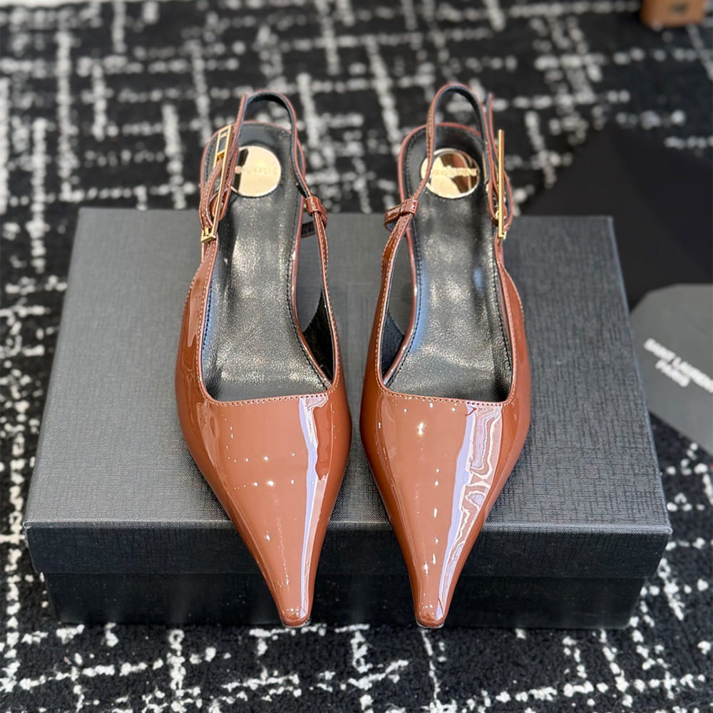 Y51 LEE slingback pumps in patent leather