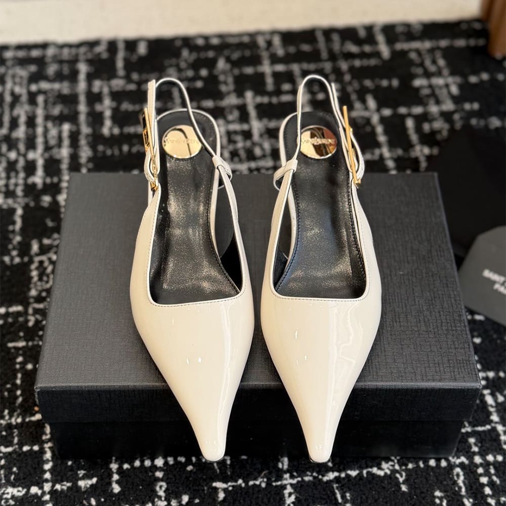 Y51 LEE slingback pumps in patent leather