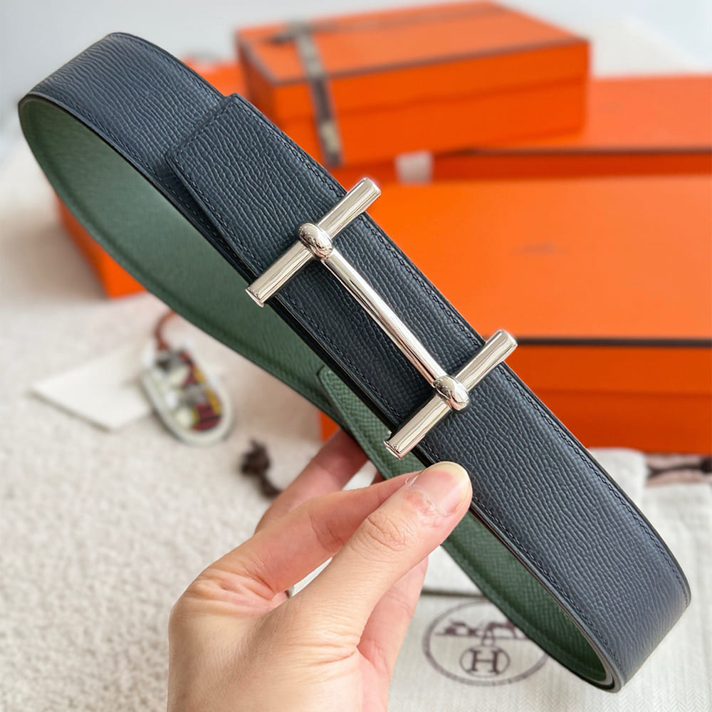 H**me5 H d’Ancre belt buckle & Reversible leather strap 38 mm