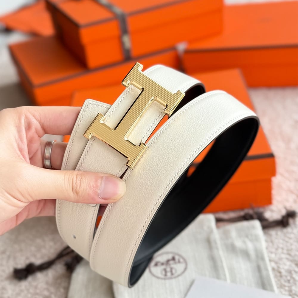 H**me5 Fibbia da cintura H Stri??e & Pelle reversibile per cintura 32mm