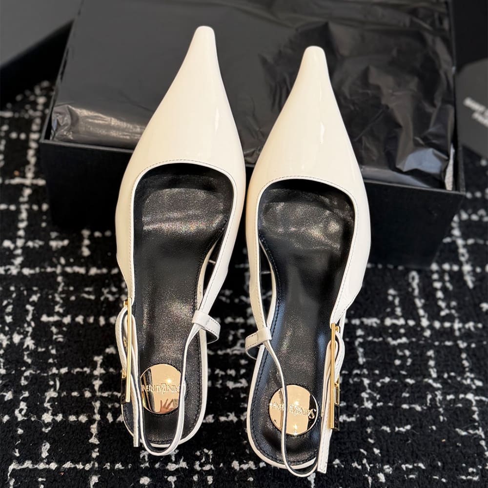 Y51 LEE slingback pumps in patent leather