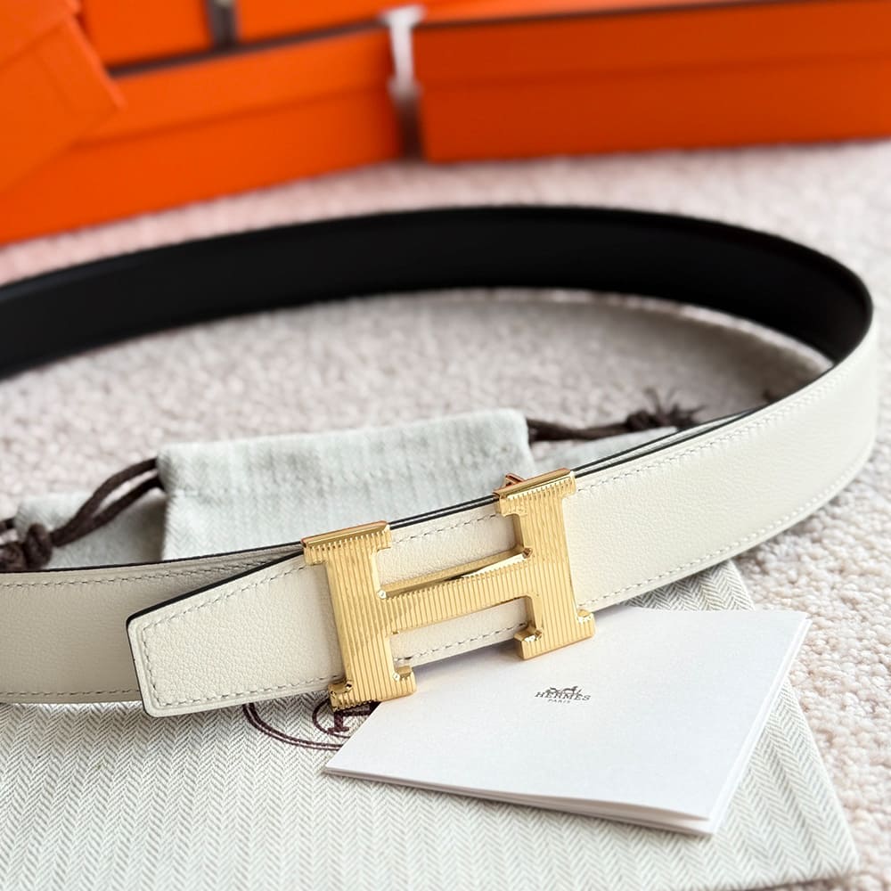 H**me5 Fibbia da cintura H Stri??e & Pelle reversibile per cintura 32mm