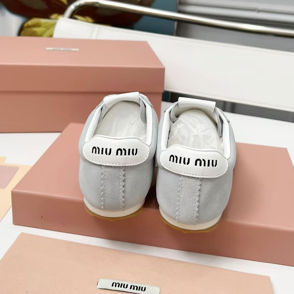 M1um1u Suede Sneakers
