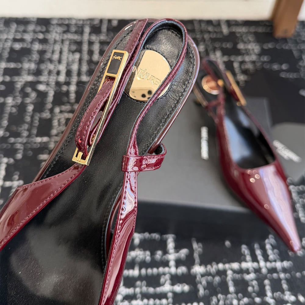 Y51 LEE slingback pumps in patent leather