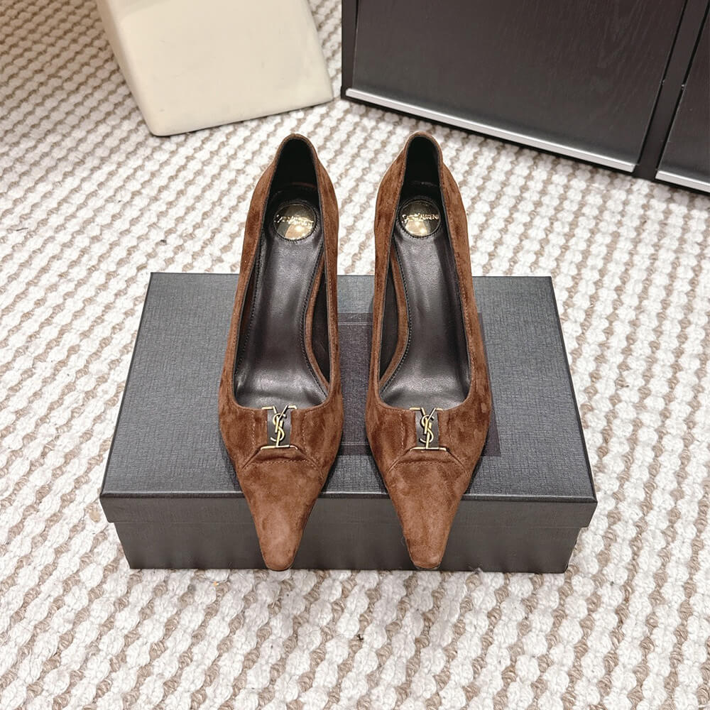 Y51 BABYLONE BRETEUIL pumps in suede