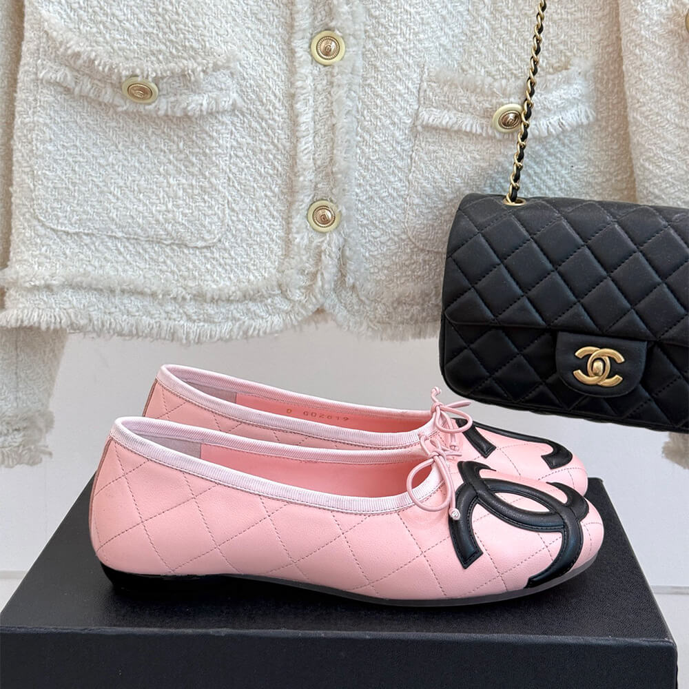 Ch**el Quilted Ballerina Flats
