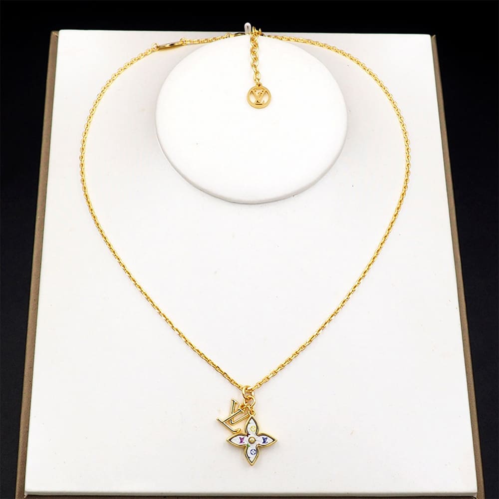 LV x TM Monogram Multicolor Necklace