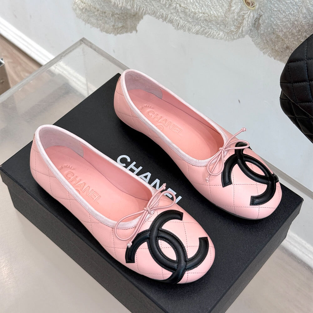 Ch**el Quilted Ballerina Flats