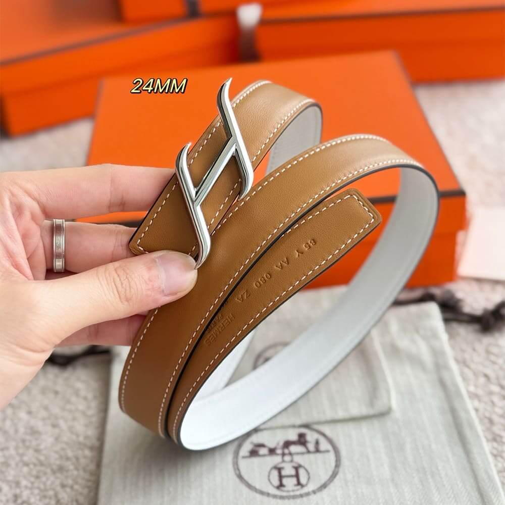 H**me5 Fibbia da cintura HDN & Pelle reversible percintura 24 mm