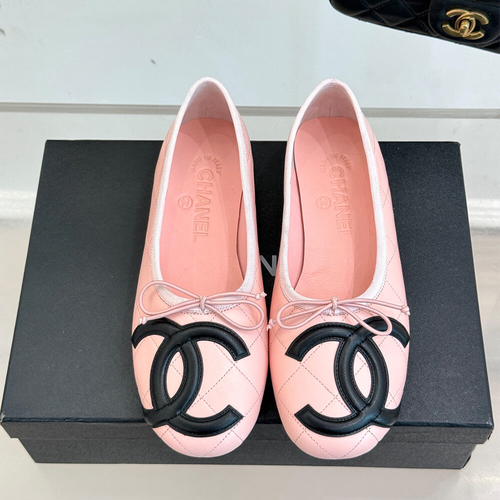 Ch**el Quilted Ballerina Flats