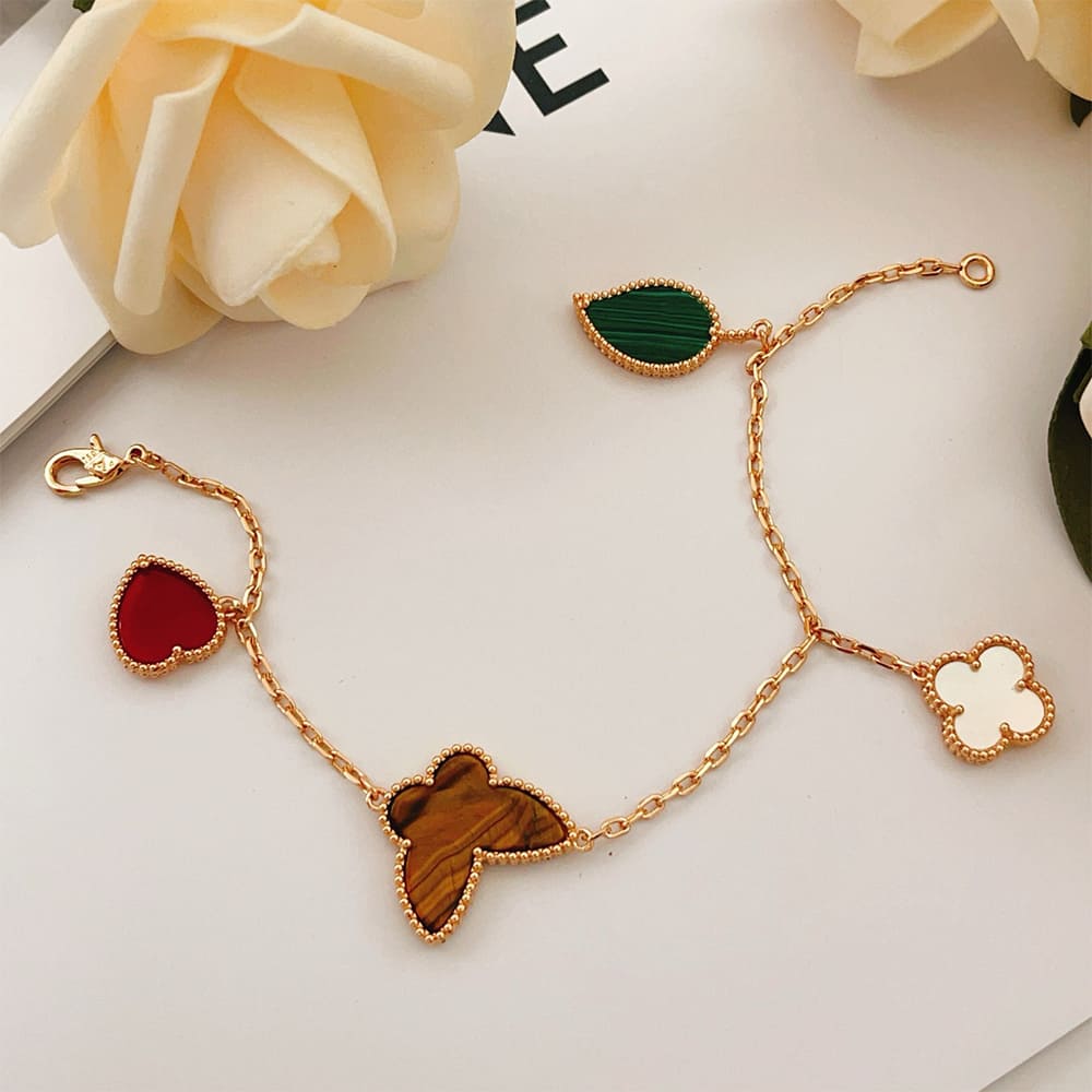 VCA Lucky Alhambra bracelet, 4 motifs