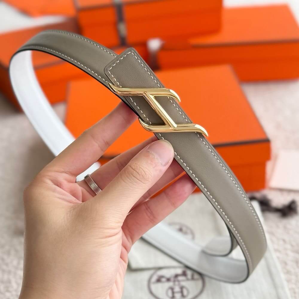 H**me5 HDN belt buckle & Reversible leather strap 24 mm