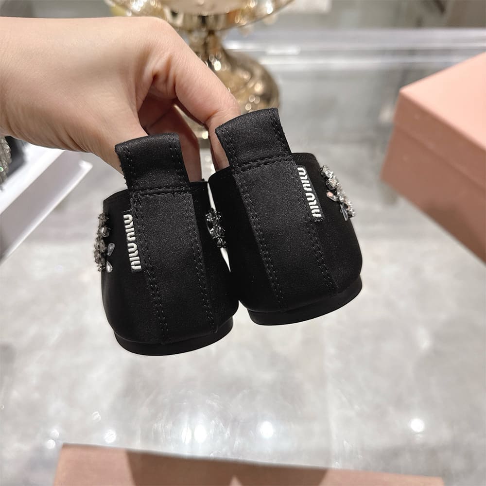 M1um1u Satin ballerinas(EU SIZE 35-41)
