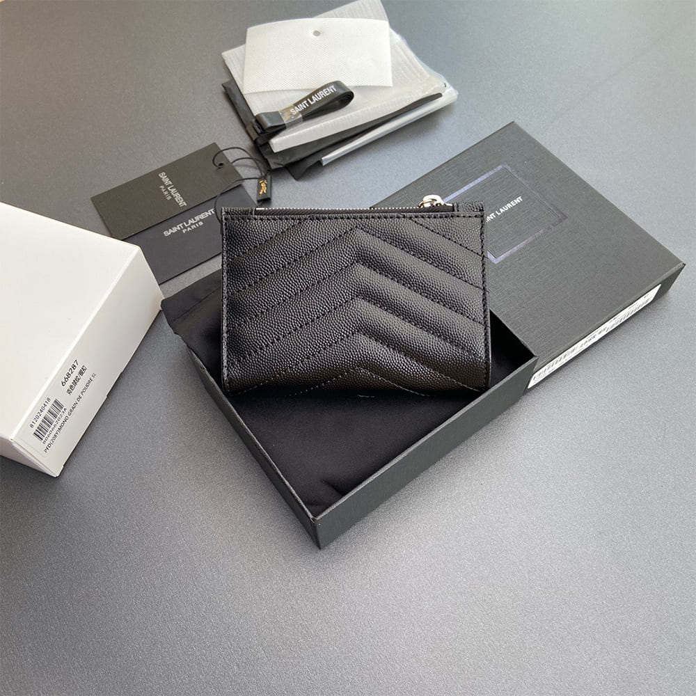 CASSANDRE MATELASS?? Fragments bi-fold wallet in grain de poudre leather(HIGH-END GRADE)
