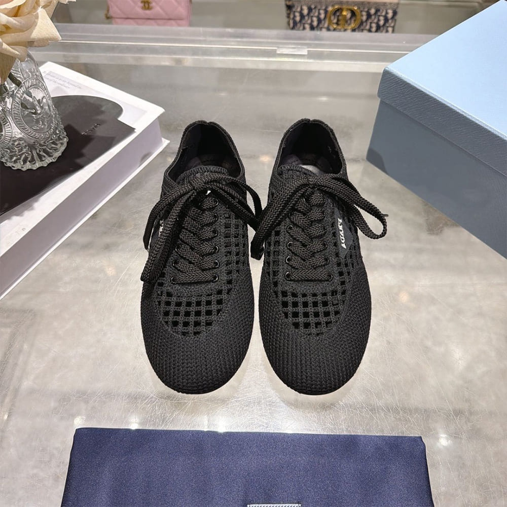 Pra*a Collapse crochet laced sneakers (EU SIZE 35-41)