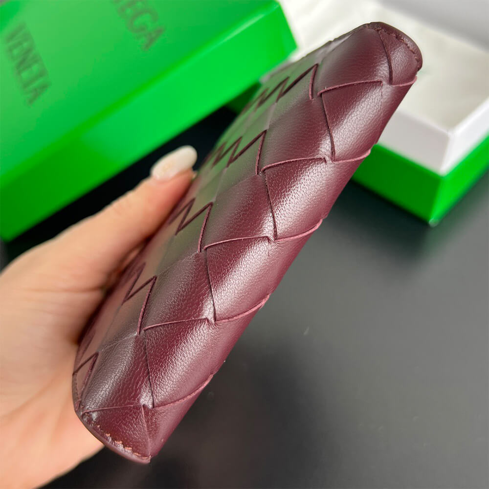 Intrecciato Small Bi-Fold Wallet(HIGH-END GRADE)