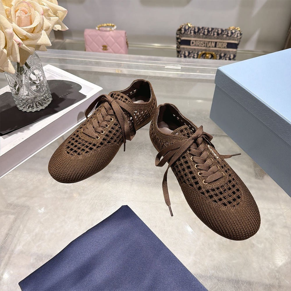 Pra*a Collapse crochet laced sneakers (EU SIZE 35-41)