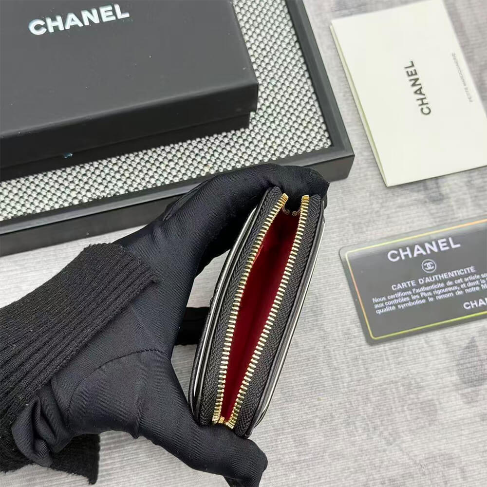 Ch**el 19 Zipped Coin Purse(HIGH-END GRADE)