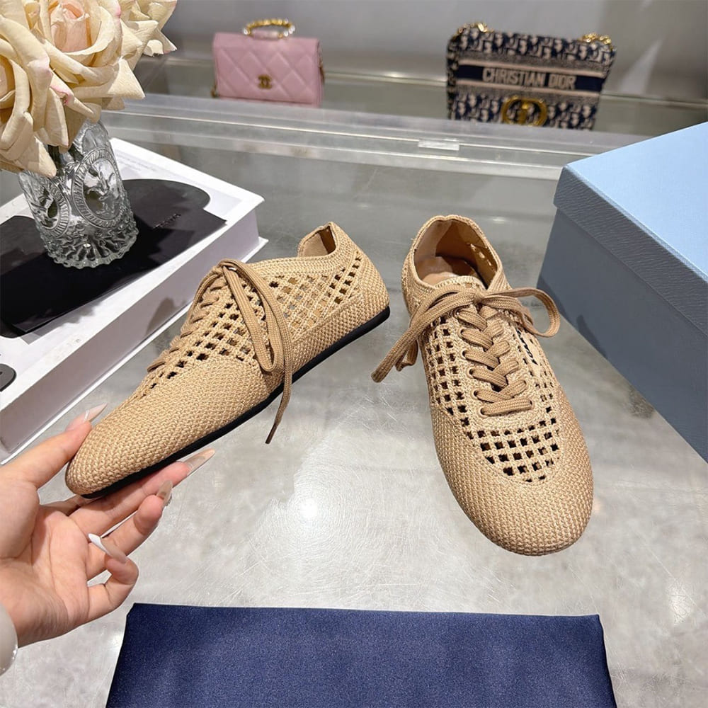 Pra*a Collapse crochet laced sneakers (EU SIZE 35-41)
