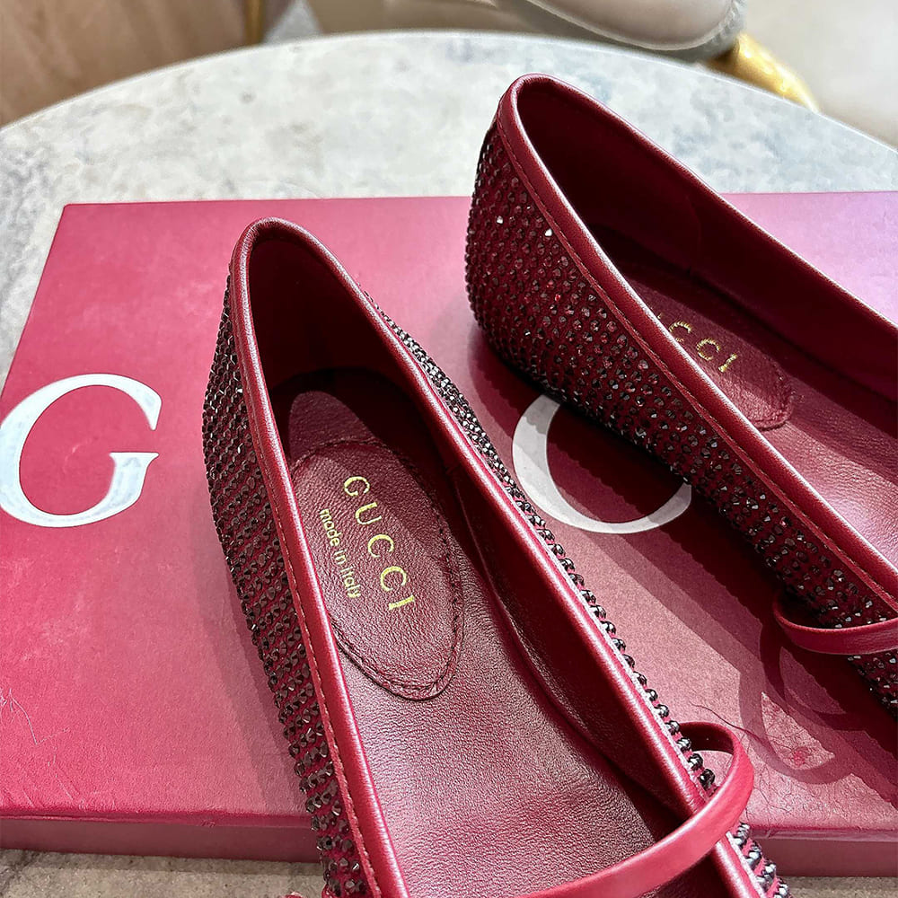 Women’s crystal Gvc*1 Horsebit ballet flat (EU SIZE 35-42)