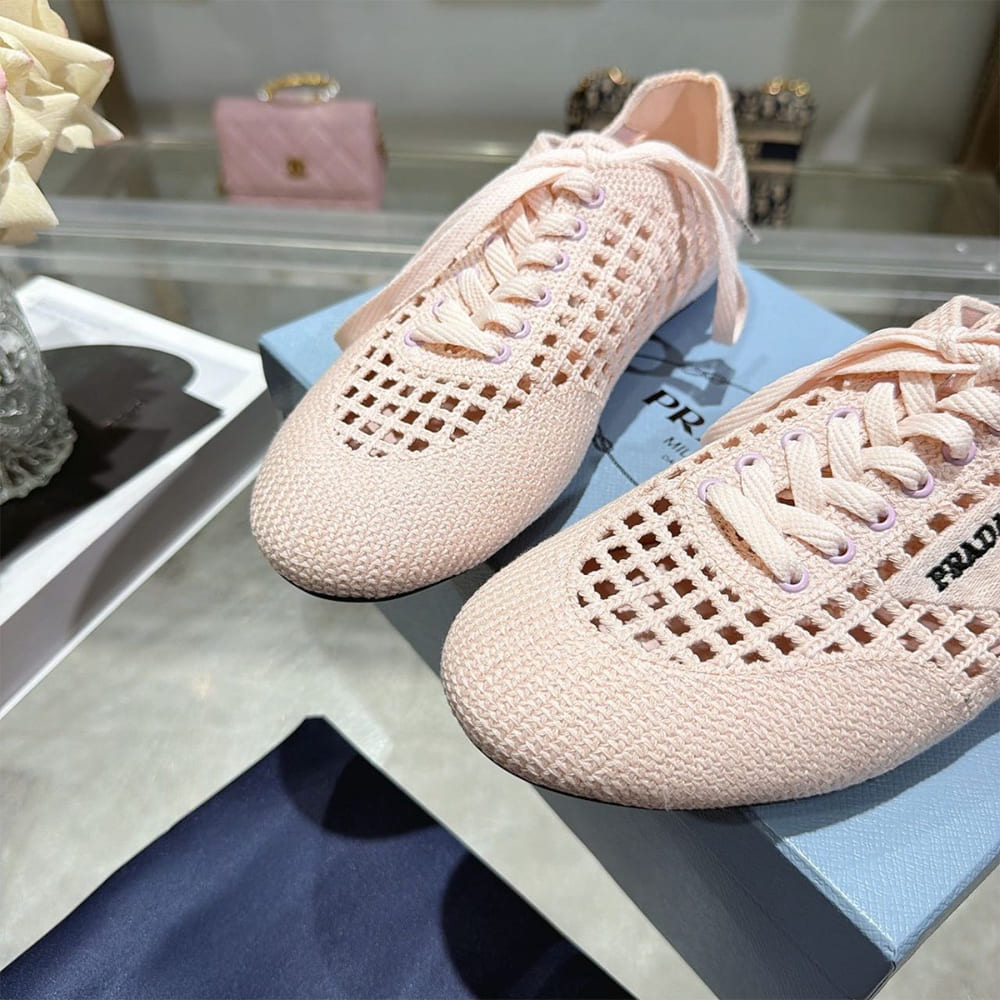 Pra*a Collapse crochet laced sneakers (EU SIZE 35-41)
