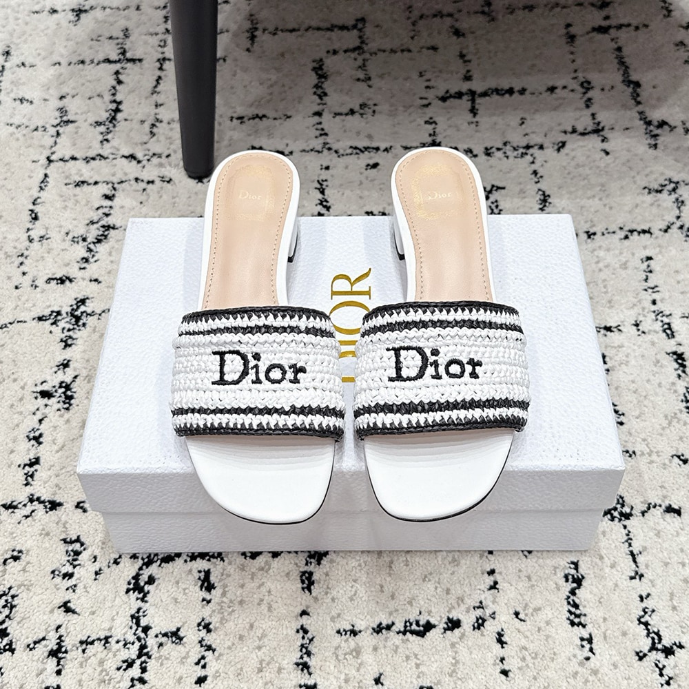 D10riviera D10r Woven Heeled Slide (EU SIZE 35-42)