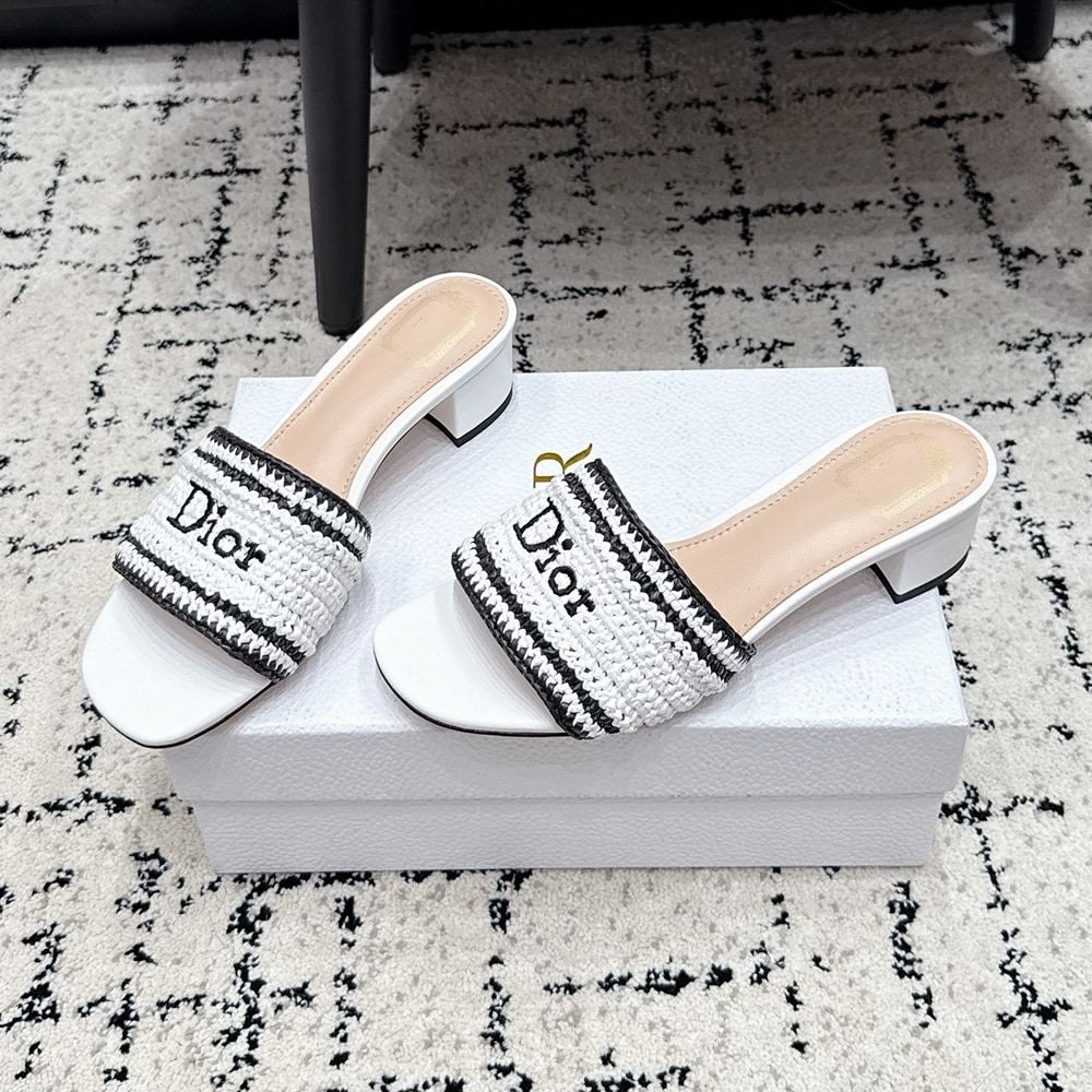 D10riviera D10r Woven Heeled Slide (EU SIZE 35-42)