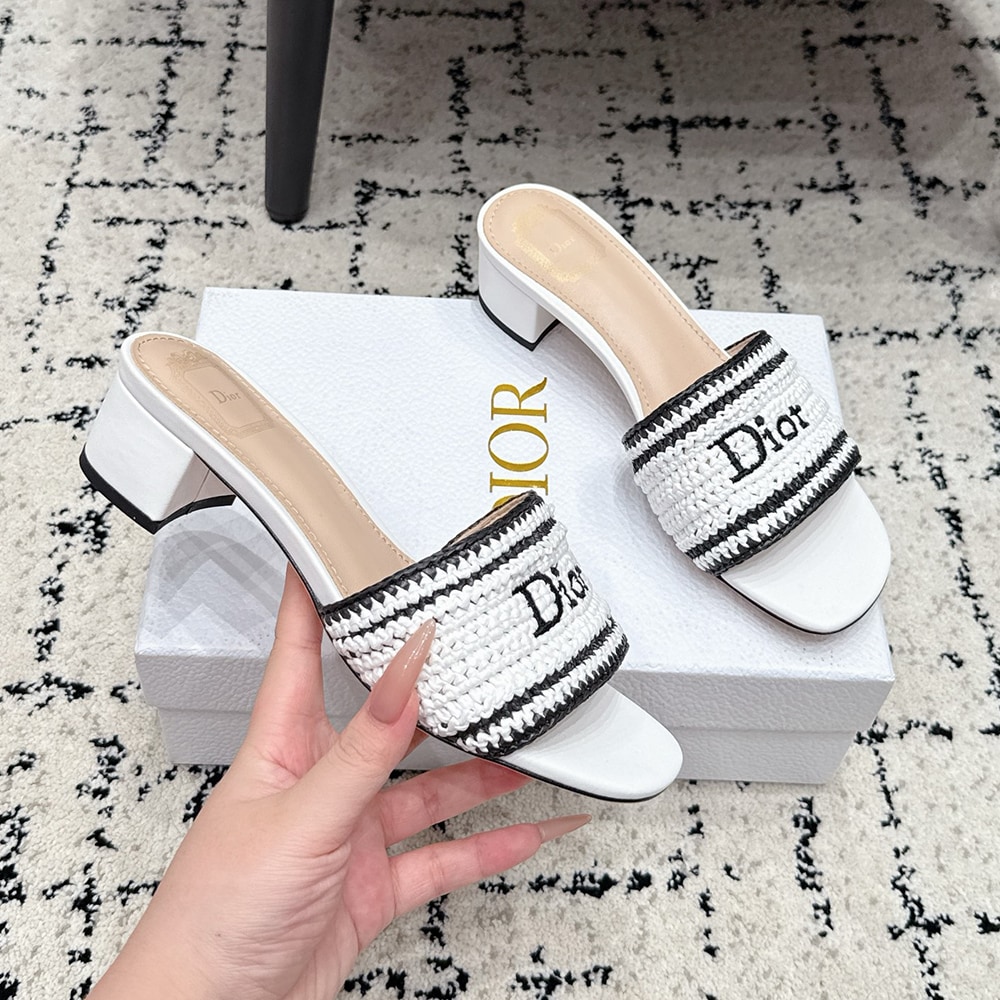 D10riviera D10r Woven Heeled Slide (EU SIZE 35-42)