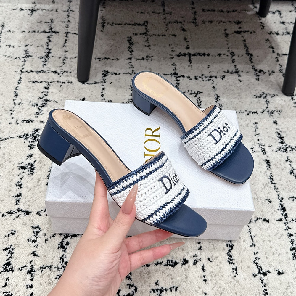 D10riviera D10r Woven Heeled Slide (EU SIZE 35-42)