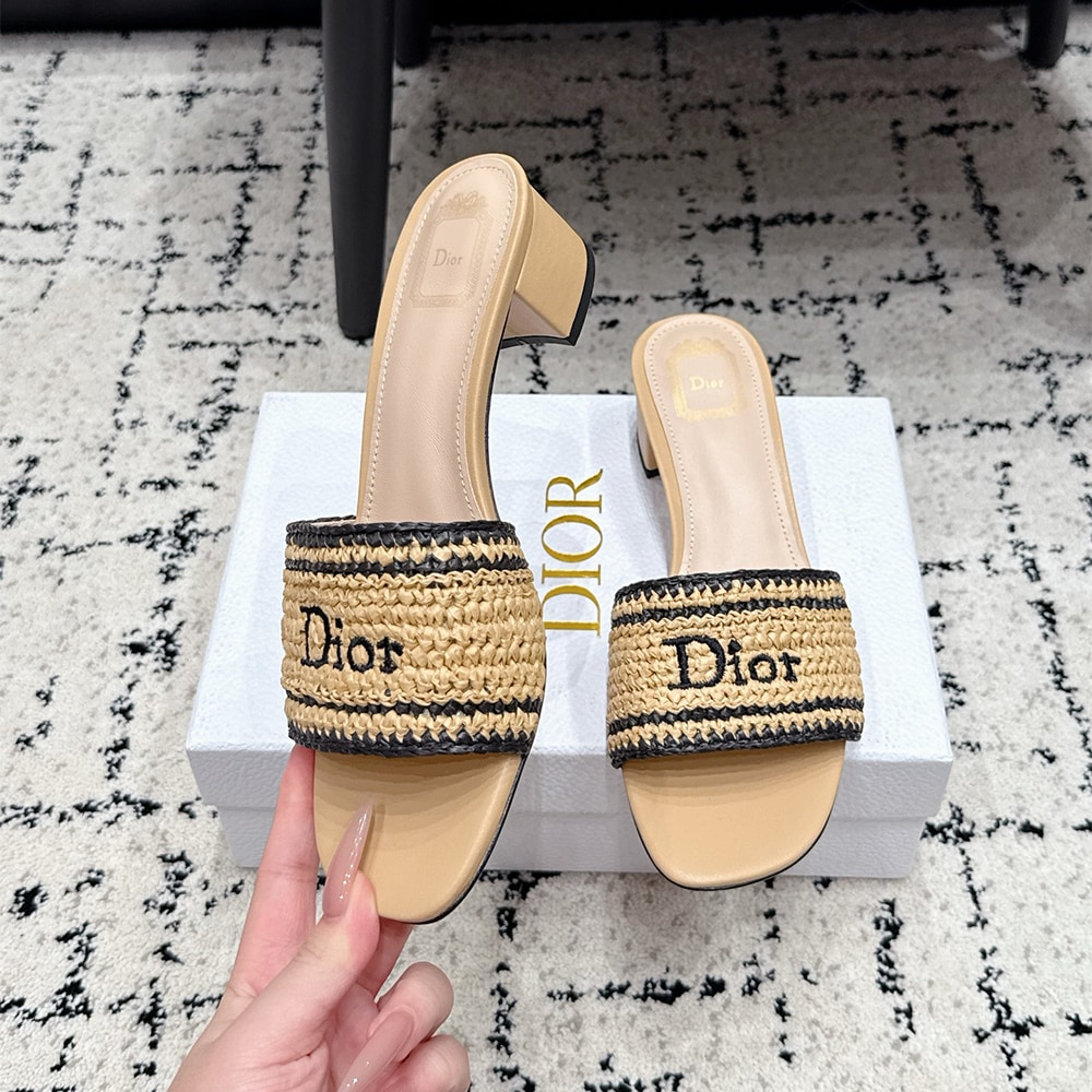 D10riviera D10r Woven Heeled Slide (EU SIZE 35-42)