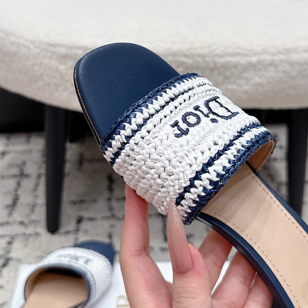 D10riviera D10r Woven Heeled Slide (EU SIZE 35-42)