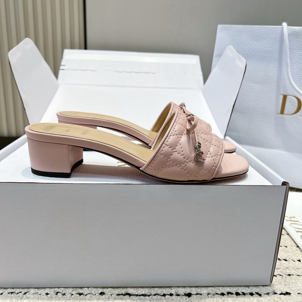 D10r Cannage Heeled Slide (EU SIZE 35-42)