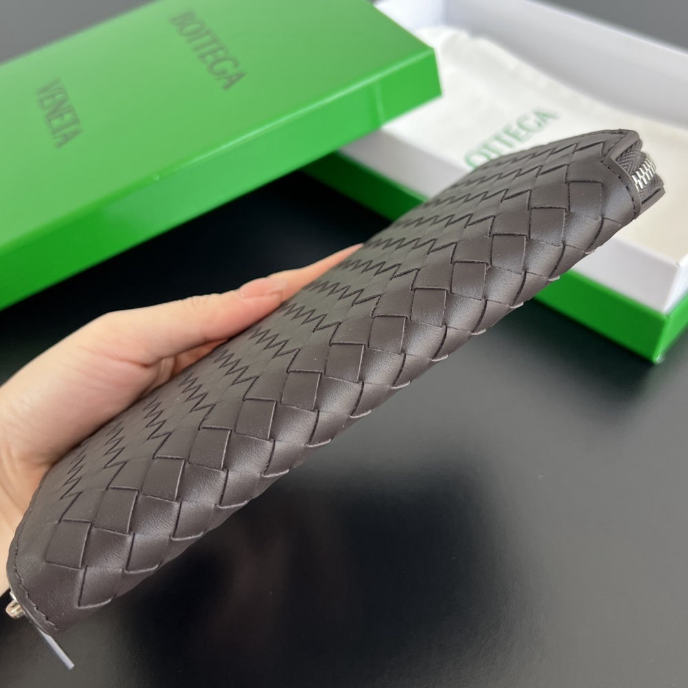 B0tt*ga Ven*ta Intrecciato Piccolo Zip Around Wallet(HIGH-END GRADE)