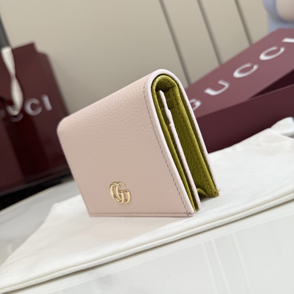 Gvc*1 Bi-color GG Marmont small wallet(HIGH-END GRADE)
