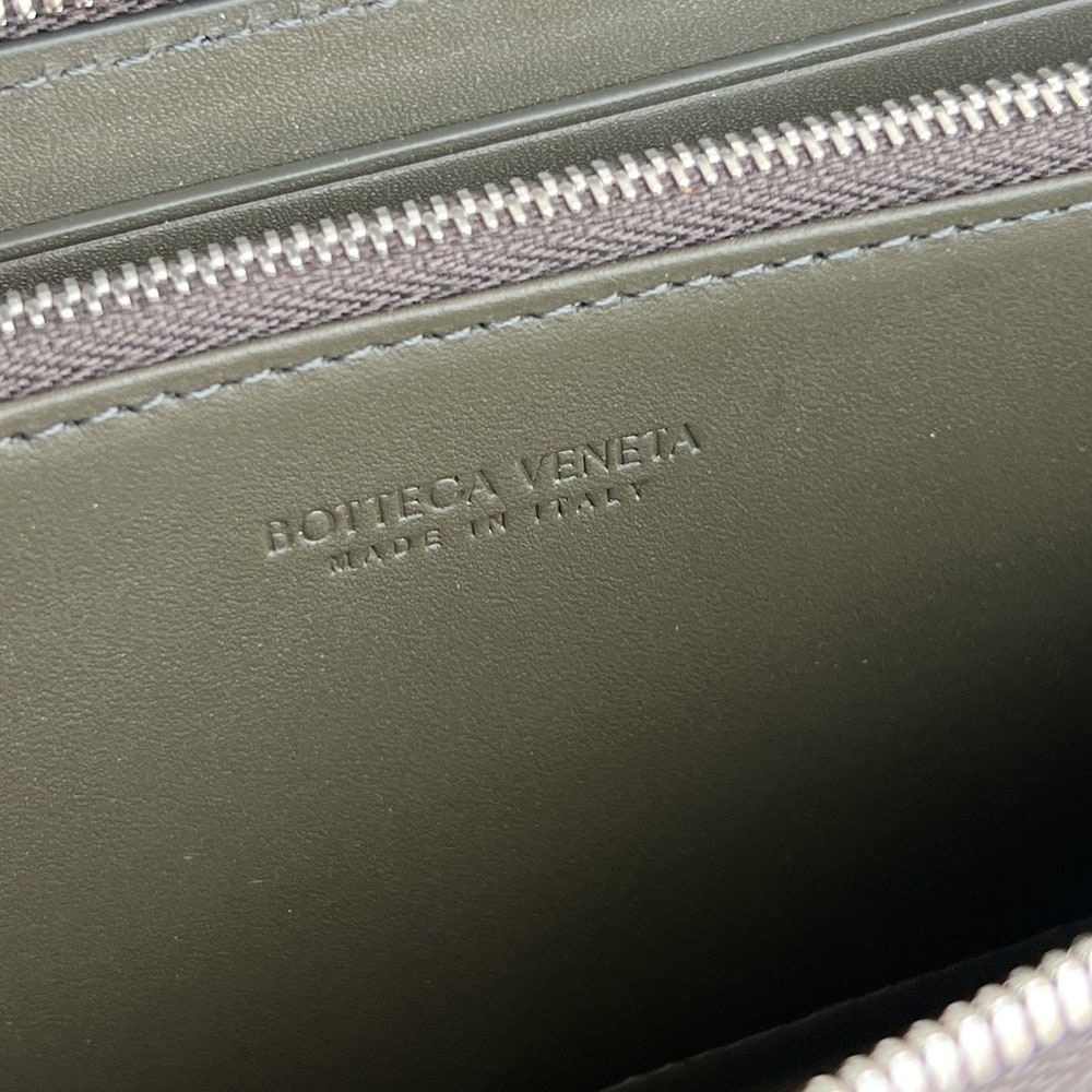 B0tt*ga Ven*ta Intrecciato Piccolo Zip Around Wallet(HIGH-END GRADE)