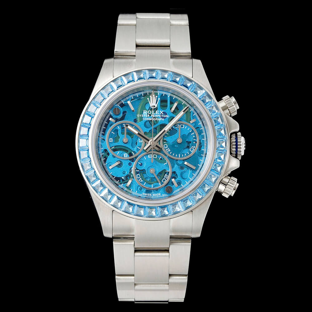 R01ex Diw Daytona skeleton dial