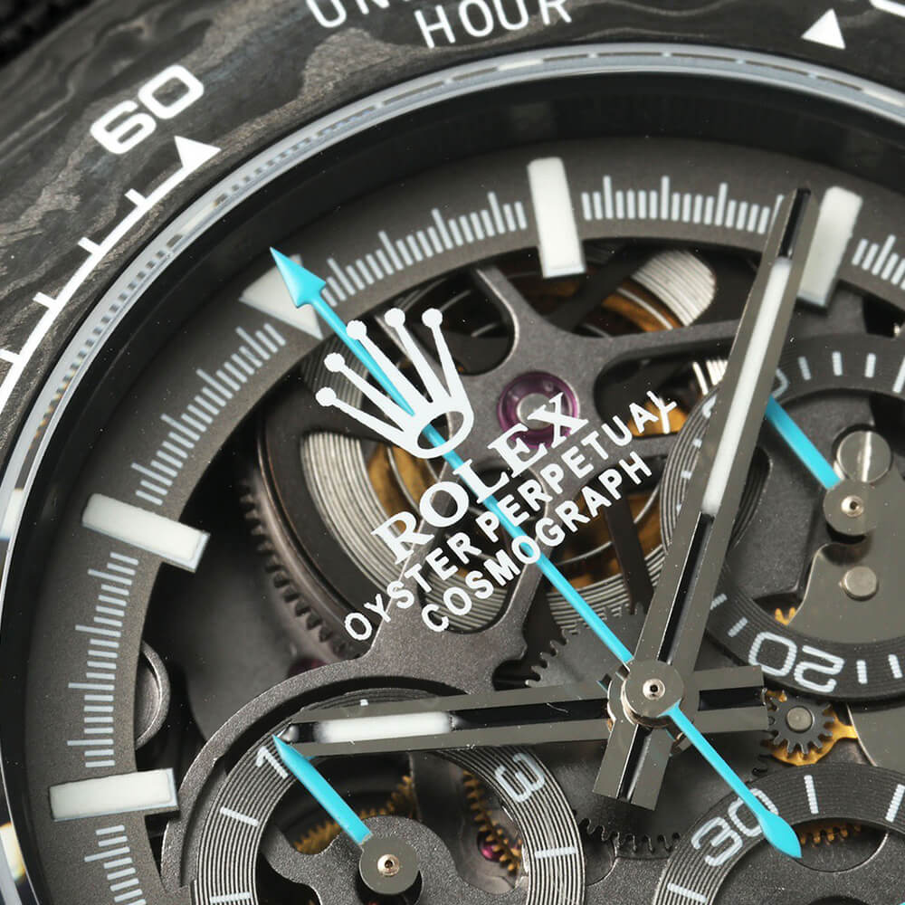 R01ex Diw Daytona skeleton dial