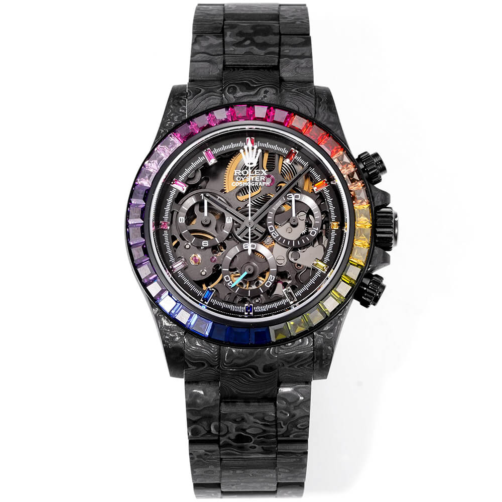 R01ex Diw Daytona skeleton dial