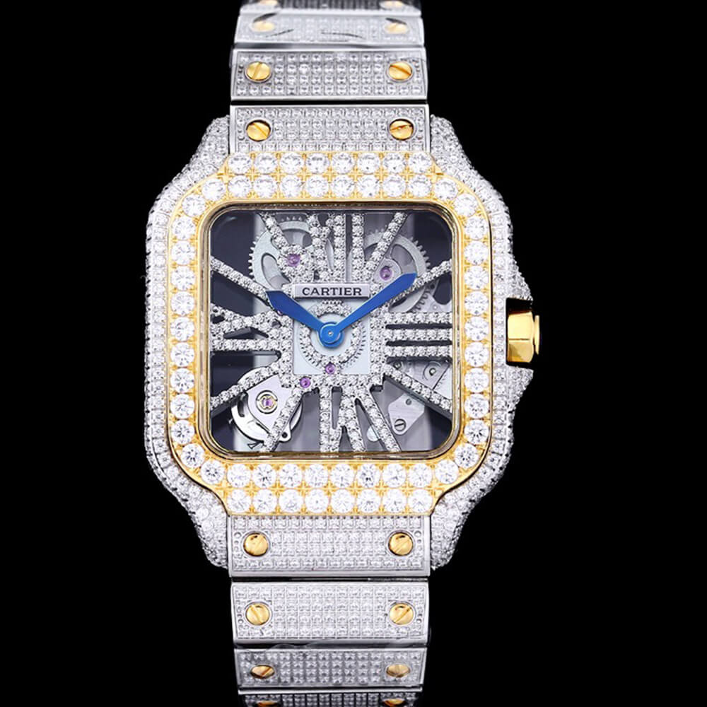 Ca*t1er Santos Skeleton Watch