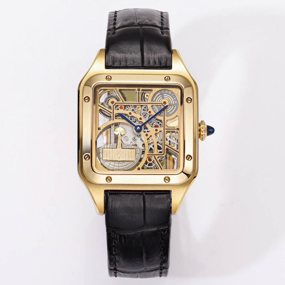 Ca*t1er Santos Skeleton Watch
